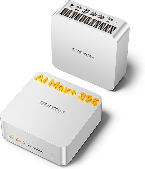 GEEKOM A9 Mega Mini PC, AMD Ryzen AI MAX 395,128GB LPDDR5X RAM+2TB SSD
