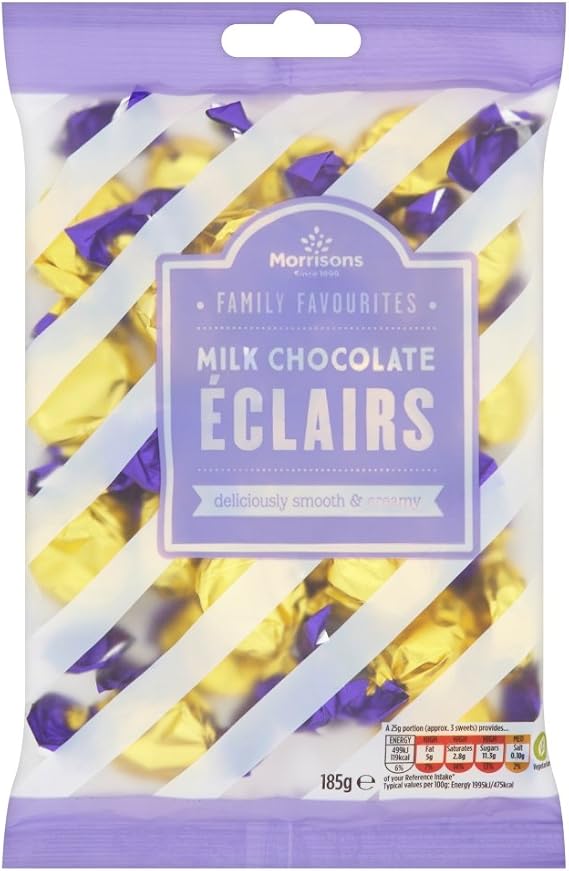 Morrisons Chocolate Eclairs, 185g