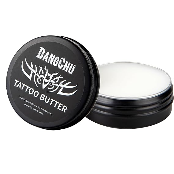 Tattoo Care Balm for Before During & Post Tattoo Safe Tattoo Aftercare Cream to Promote Skin Healing Tattoo Brightening Tattoo Butter, Long-lasting moisturizing and color fixing 4 oz