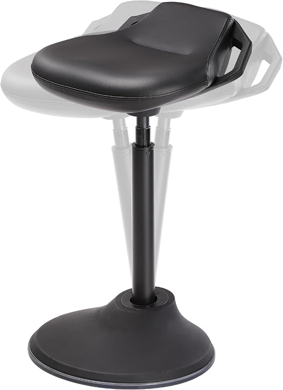 SONGMICS Ergonomic Wobble Stool, Height Adjustable Swivel Balance Chair