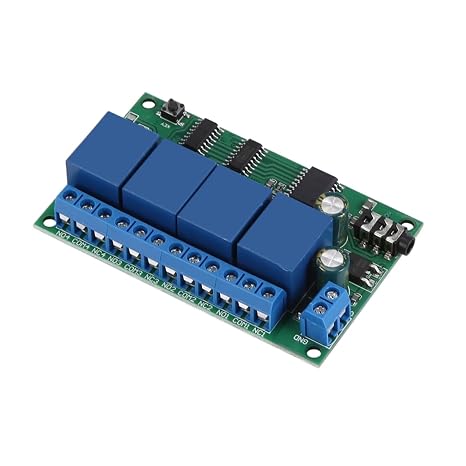 Easy to Operate 4Channel DTMF Relays Module Tone Signals Decoding for Technical Engineers and Hobbyists