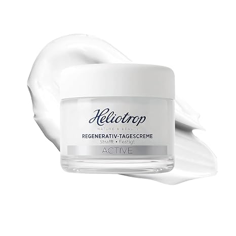 Heliotrop Active Regenerative Day Cream Wrinkle Reducing Anti-Ageing Day Cream with Algae Extract and Plant Oils for Normal to Dry Skin Face Care 1 x 50 ml