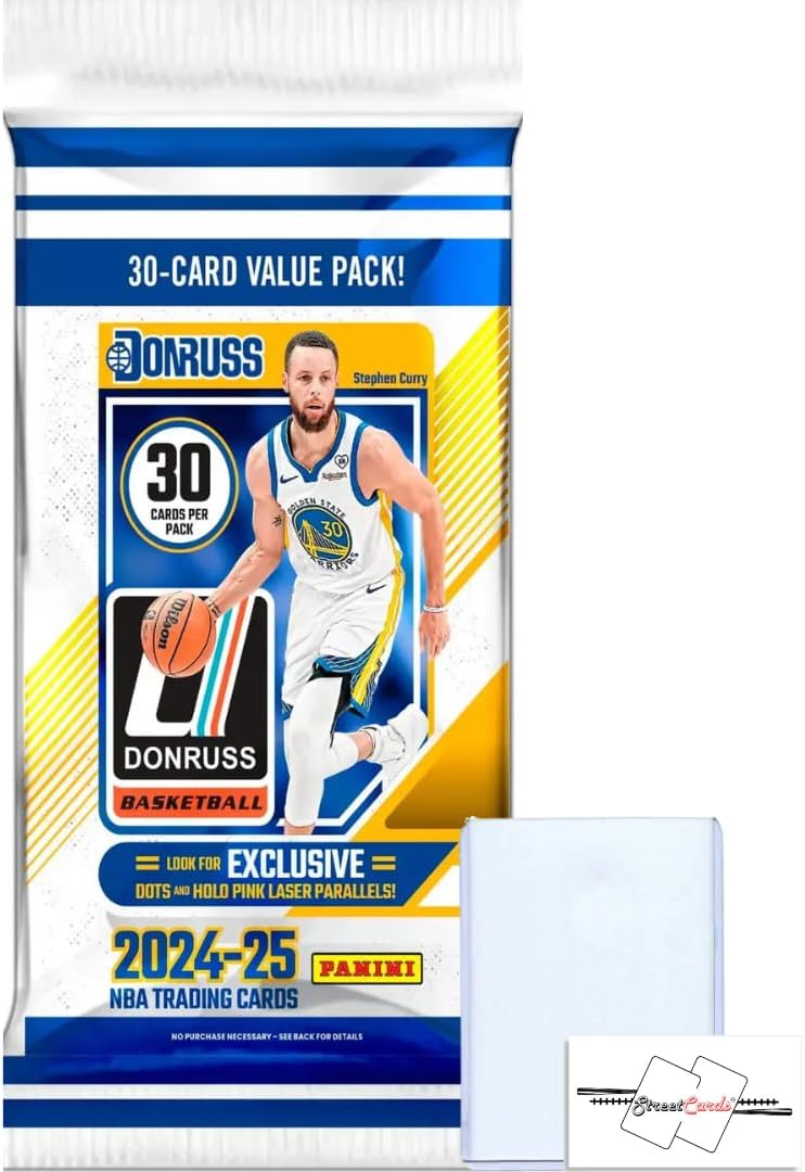 2024-25 Panini Donruss NBA Basketball Fat Pack with 30 Cards  Toploader  StreetCards Magnet