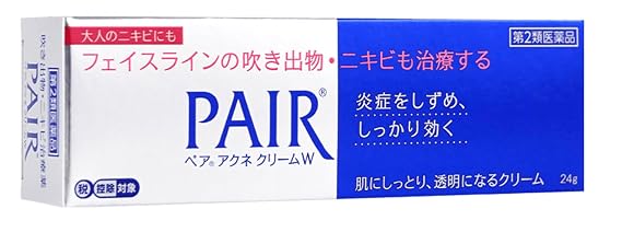 Lion Pair Acne Cream Lightweight Japanese Formula for Clearer-Looking Skin Helps Reduce Blemishes and Breakouts (24g)