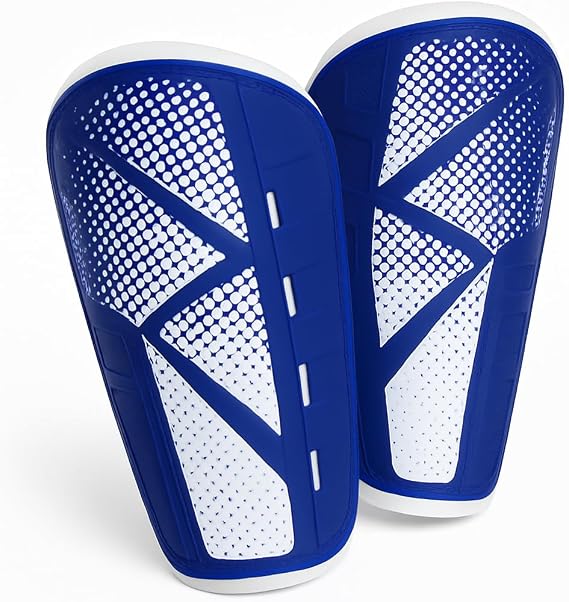 Vizari Slip in Soccer Shin Guards for Youth & Adults - Lightweight & Durable Soccer Shinguards for Men & Women