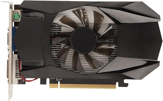 Sanpyl Computer Graphics Card, HD7670 4GB GDDR5 128bit Core Frequency Supports DirectX 11 PCI Express X16 2.1 Graphics Card