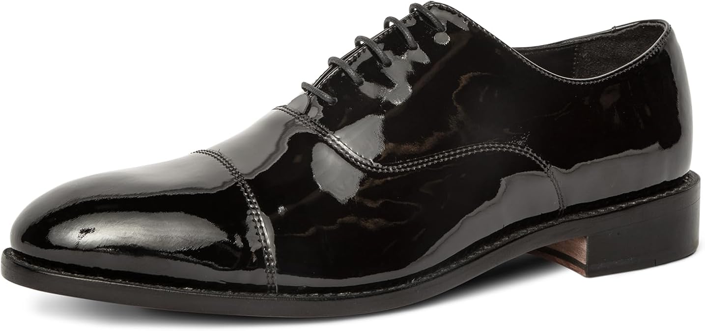 Anthony Veer Clinton Cap-Toe Oxford Dress Shoes for Men | Full-Grain Leather Upper | Goodyear Welt Construction | Ortholite Cushion Comfort | Recraftable Leather Outsole