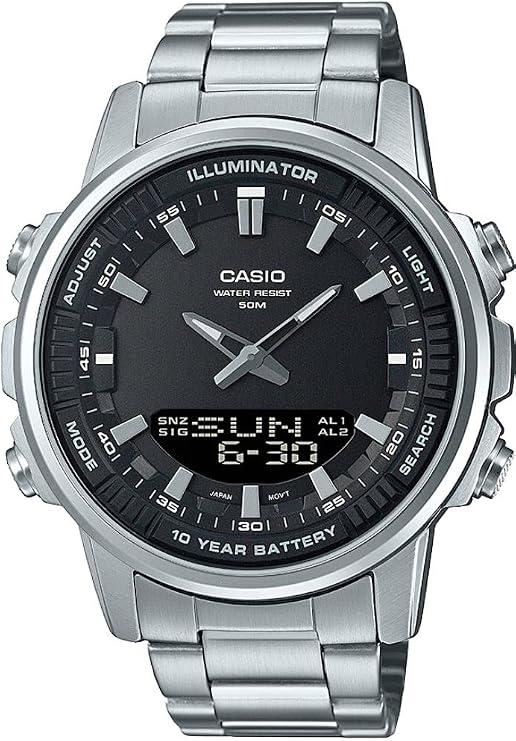 Casio AMW-880D-1AVDF Kol Saati, Standart, Analog/Digital, Gri, Erkek