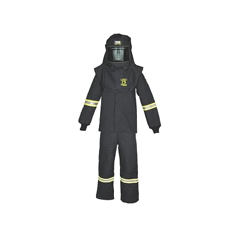 Oberon Arc Flash Suit Kit - 75 Cal - Hood, Coat, Bib, Ventilation