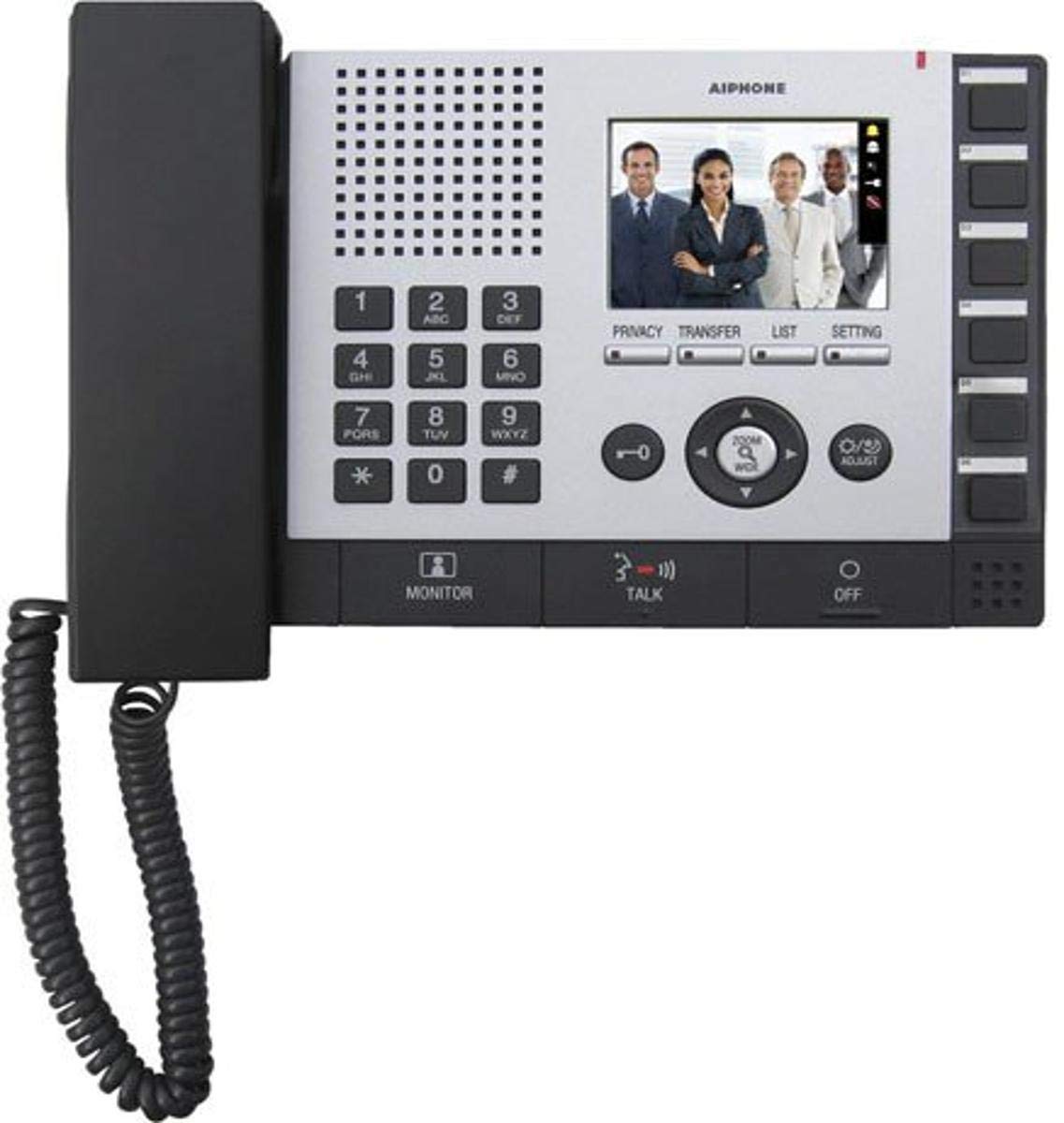 Aiphone Corporation is-IPMV is Series Master Station, Flame Resisting ABS Resin, 7-12 x 9-78 x 2-38"