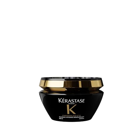 KERASTASE Chronologiste Masque Intense Regenerant - Revitalizing Youth Mask For Hair Weakened by Signs of Aging, Hydrating, Smoothing & Detangling, Infused with Hyaluronic Acid & Abyssine