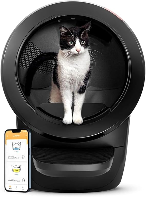 Litter-Robot 4 Automatic Self-Cleaning Cat Litter Box - Black
