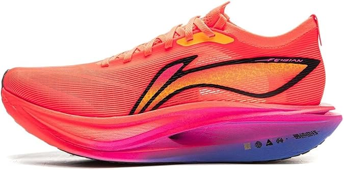 LI-NING FEIDIAN 5 & 6 CHALLENGER & ELITE Men's Running Shoes, Reflective, Lightweight, High Resilience, Competition Training, Sports