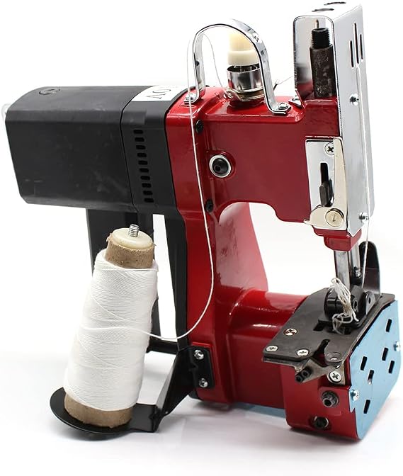 Industrial Electric Bag Stitching Sewing Machine, 110V 190W Portable Automatic Sack Closer Seal Sewing Machine Stitching Tool