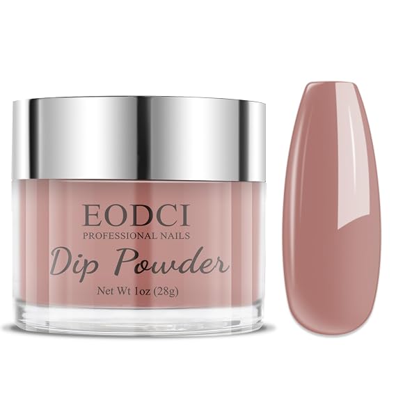 Nude Translucent Dip Powder, Jelly Dipping Powder French Pro Collection System Nail Art Starter Manicure Salon DIY at Home, Odor-Free&Long-Lasting, No Needed Nail Lamp Curing, 1 Oz