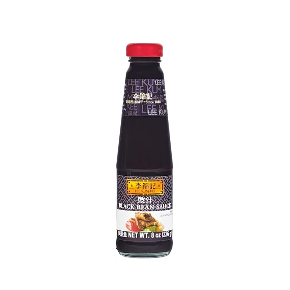 Lee Kum Kee Black Bean Sauce (8 oz - 1 Pack), Aromatic & Savory All-Purpose Seasoning, Perfect for Marinades, Stir-Frying, Drizzling, Dips, Steamed & Braised Dishes, Sauce Mixtures