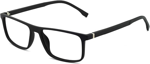 OCCI CHIARI TR90 Men's Eyeglasses Frame Fashion Clear Lens Glasses Eyewear Rectangular Lightweight Glasses