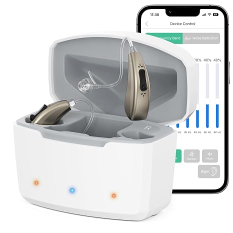 Rechargeable Hearing Aids with with Smart APP Control