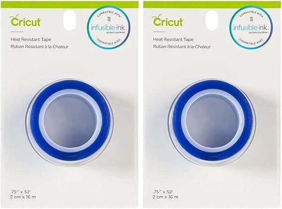 Cricut Heat Resistant Tape, .75" x 52' | Pack of 2