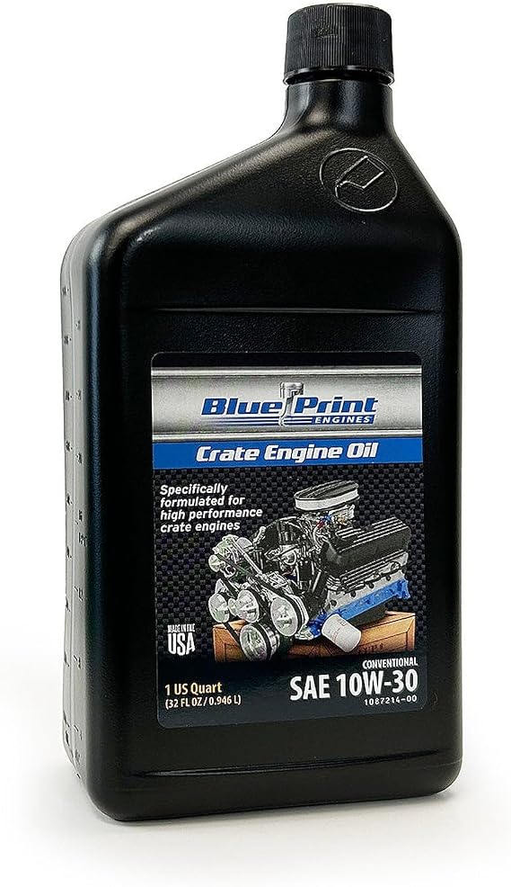 Blueprint Engines BPP10W30 Crate Engine Service Oil 10W-30 Weight 1600 ppm Zinc