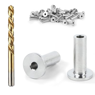 AMYSPORTS Rope Protective Protector Sleeves Hardware Stainless Deck Cable Railing Steel Handrail Stair Protector Sleeve Railing SUS316 316inch 30pcs