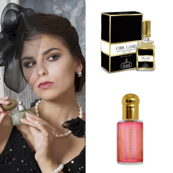 Maison d'Orient COOL GAME Eau de Parfum Spray and Pink Musk Perfume Oil