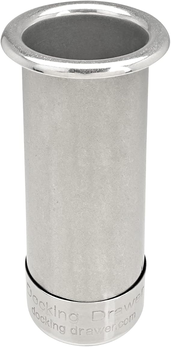 Docking Drawer 2" Stainless Steel Canister for Hot Tools, Capped Design