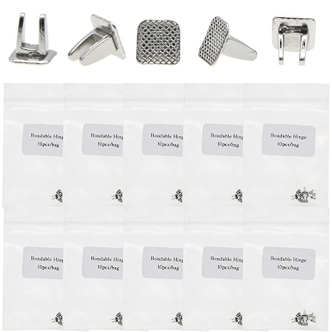 Bite Turbos Opener Bite-Builder Wings Tongue Tamers Bondable Hinge Lingual Rest Tongue Crib (100 Pieces)