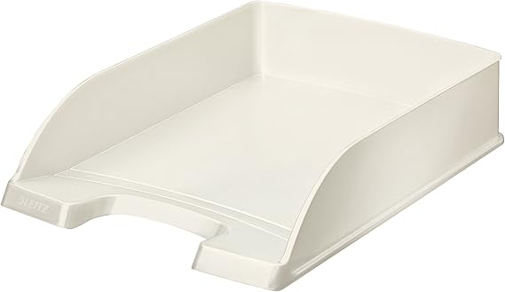Leitz WOW A4 Evrak Rafı, Metalik Beyaz, 52263001