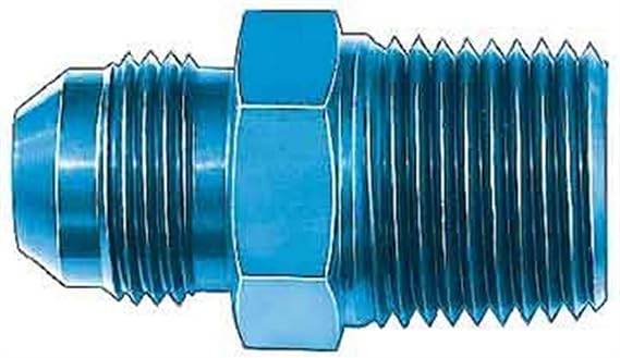 Aeroquip FCM2009 Blue Anodized Aluminum -10AN to 1/2" NPT Pipe Fitting