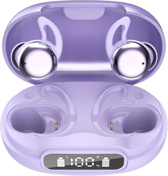 Sleep Earbuds Wireless in Ear Light-Weight Headphones Mini Bluetooth 5.4 Sleep Headphones Small Design for Sleeping Running Workouts and So On