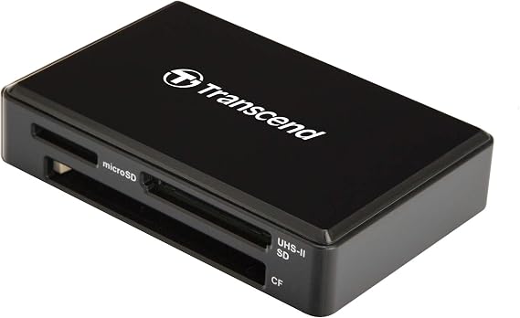 Transcend USB 3.1 Gen 1 Multifunctional Card Reader for USH-II SD Memory Cards