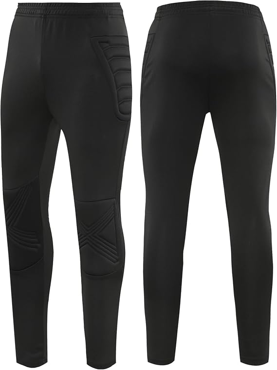 Soccer Goalkeeper with Protection Pads Padded Soccer Goalie Pants Boy's Goalkeeper Pants Kids