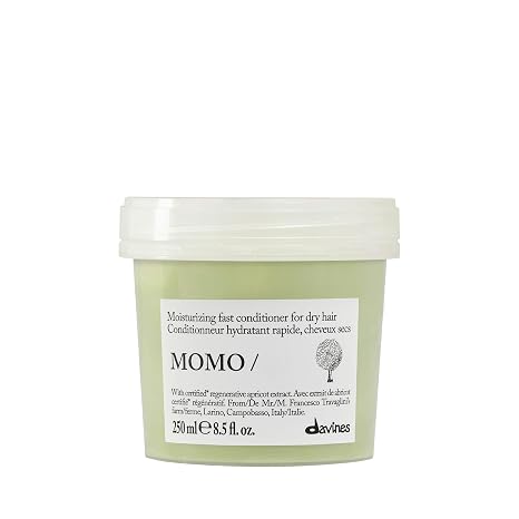 Davines MOMO/Conditioner, Deep Moisturizing Formula for Dry or Dehydrated Hair - Hydrates & Detangles for Softness & Shine - Apricots Restores Moisture Balance