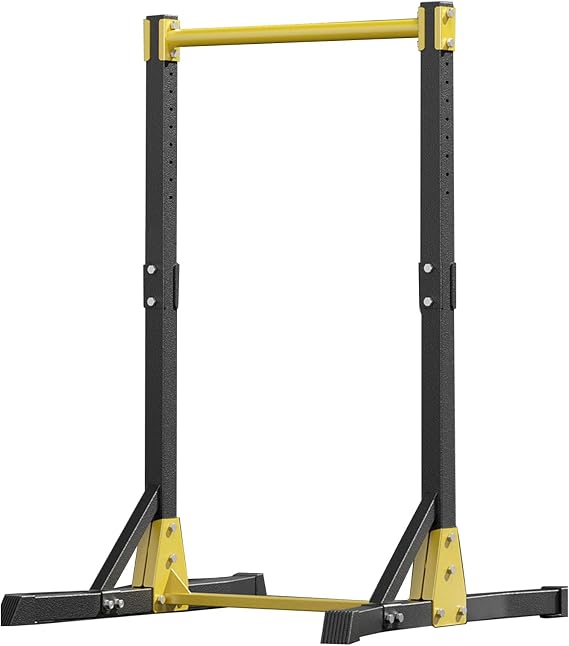 Pull Up Bar, Portable Pull Up Station, Calisthenics Equipment Free Standing Pull Up Bar for Home Gym, Pull Up Stand Station 400LBS with 11 Gears Adjustment Black