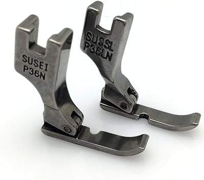 YEQIN Industrial Sewing Machine Cording Zipper Foot P36LNP36N - for Juki,Brother,Riccar,Singer