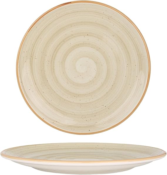 Bonna Dinner Plate - Aura Terrain - Porcelain - 25 cm - set of 6
