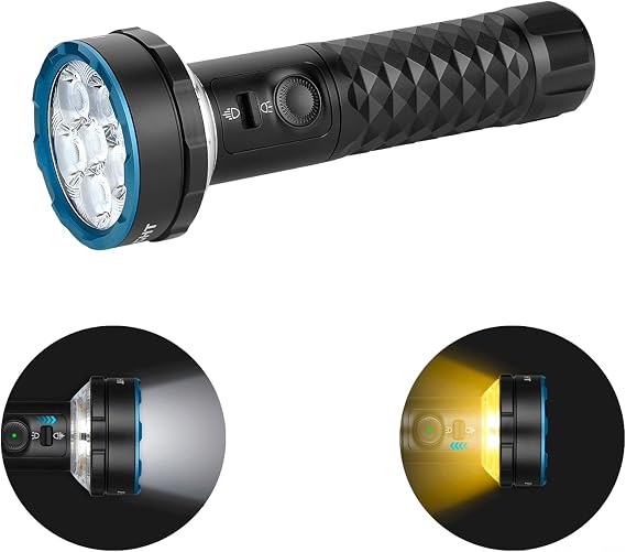 OLIGHT Prowess Rechargeable Flashlights, Bright Light with Holster Black