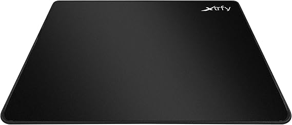 XTRFY GP2, Large Fabric Gaming Mouse Pad (460 x 400 x 4 mm), Precision with Every Mouse Motion, Stitched Edges, Non-Slip Base Machine-Washable, Black