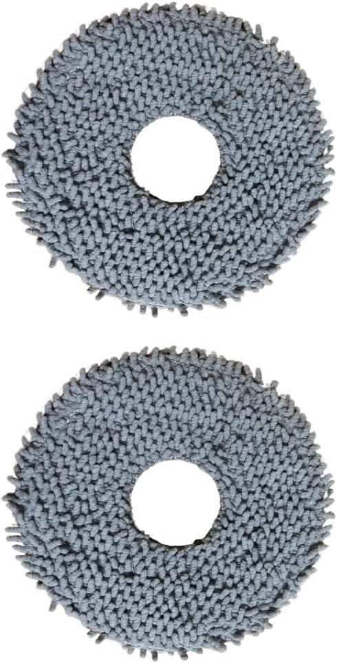 robotyedek, QRevo L Roborock ile Uyumlu 2 Adet Mikrofiber Mop Bez
