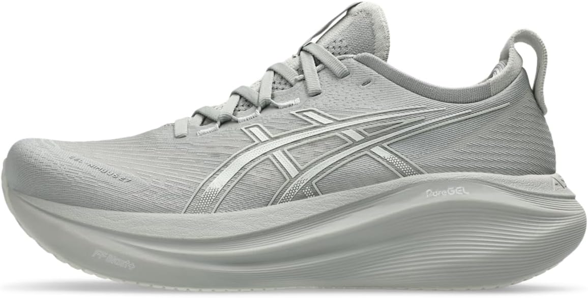 ASICS Men's Gel-Nimbus 27, Seal Grey/Lake Grey, 10.5