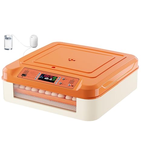 108 Incubators for Hatching Eggs, Egg Incubator with Automatic Turning and Humiditu Control, 6 Temperature Incubation Modes, Incubation Days Display, for Chicken, Duck, Pigeon and Quail