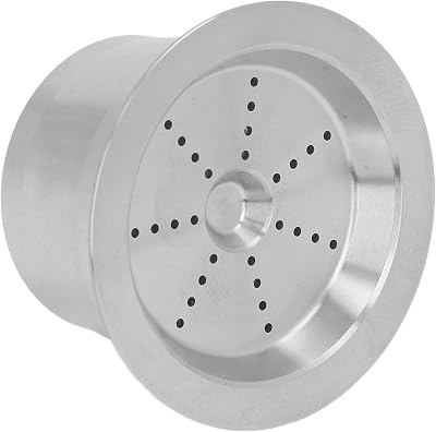 Akozon Refillable Less Steel Coffee Sules Double Filtration Reusable Pods for and Coffee S