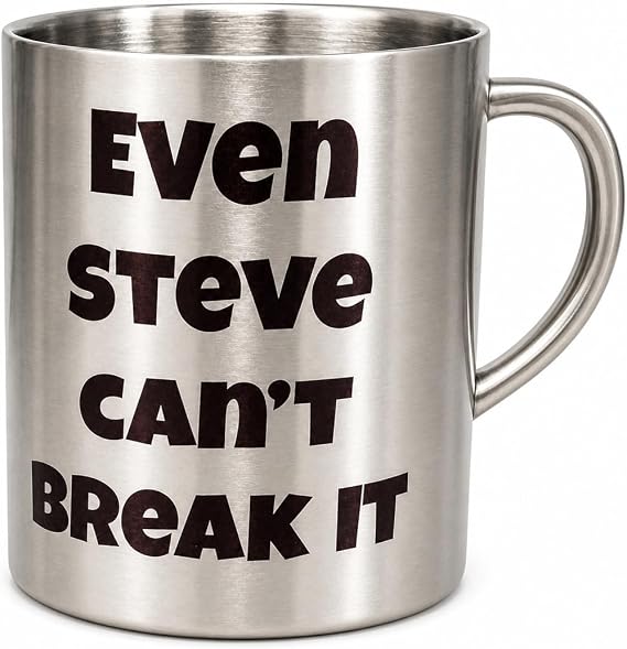Personalised Mug Custom Cup Size and Style - Photo Text Logo Image - Personalised Gift for Dad Mother Love Christmas Birthday Anniversary Graduation - (Stainless-10oz-290ml)