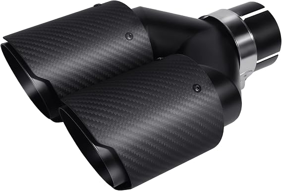 Exhaust Dual Tip 2.36"(60MM) Inlet Car Rear Dual Muffler Tips