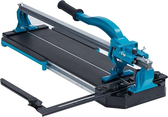 48 Inch Manual Tile Cutter Tool, Single Rails, Durable Aluminum Alloy Frame with Laser Guide, Tungsten Carbide Wheel for Porcelain, Ceramic, Laminate Tile Cutting, Precision Cutting