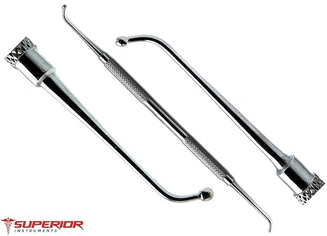 Ball Burnisher 1 DE Double Ended Dental Amalgam Composite Filling Instrument