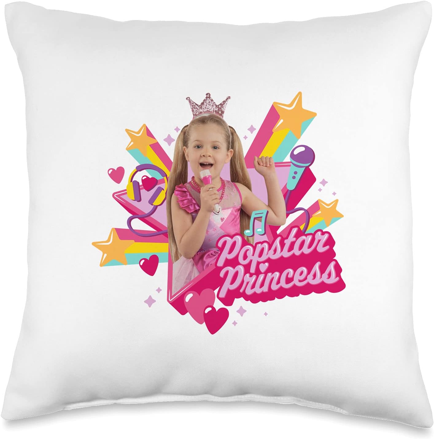 Love Diana Popstar Princess Throw Pillow