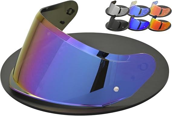 LS2 Stream 2 Visor Replacement Stream II Full Face Shield FF808 Motorcycle Helmet Visor Sun Protection Rainbow