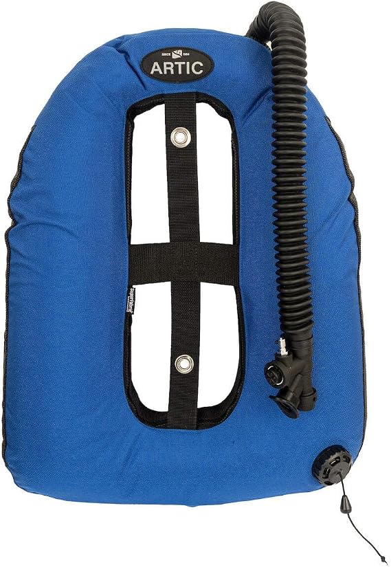 Dive Rite Arctic Wing 16" Inflator with Pull Dump Blue
